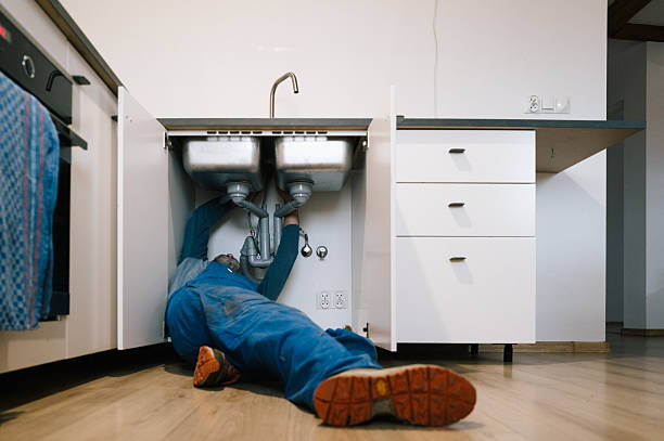 Professional Drain Cleaning technician working in Muncie, IN